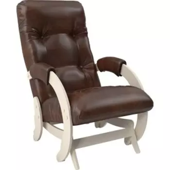 Кресло-качалка глайдер Мебель Импэкс Модель 68 дуб шампань к/з antik crocodile