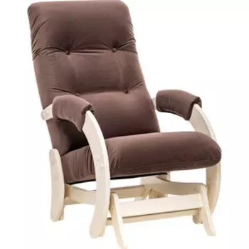 Кресло-качалка глайдер Мебель Импэкс Модель 68 дуб шампань ткань Maxx 235