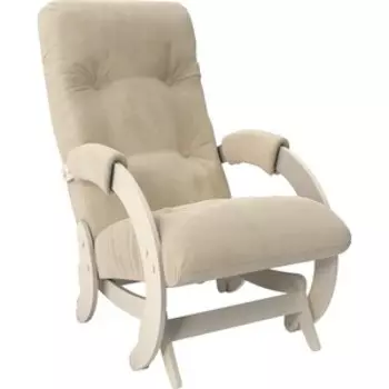 Кресло-качалка глайдер Мебель Импэкс Модель 68 дуб шампань ткань Verona vanilla