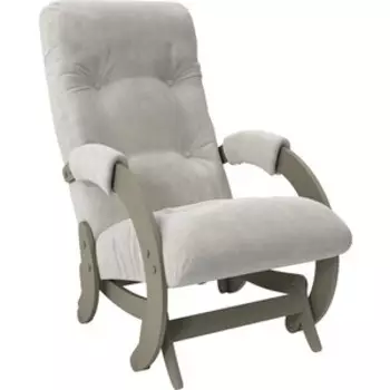 Кресло-качалка глайдер Мебель Импэкс Модель 68 серый ясень ткань Verona light grey