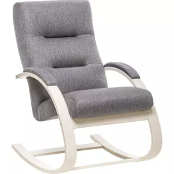 Кресло-качалка Leset Милано слоновая кость, ткань Malmo 90
