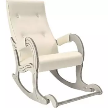 Кресло-качалка Мебель Импэкс Модель 707 дуб шампань/патина, к/з Dundi 112