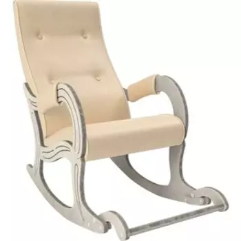 Кресло-качалка Мебель Импэкс Модель 707 дуб шампань/патина, к/з Polaris Beige