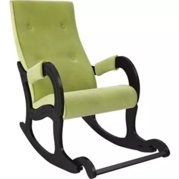 Кресло-качалка Мебель Импэкс Модель 707 венге, ткань Verona apple green