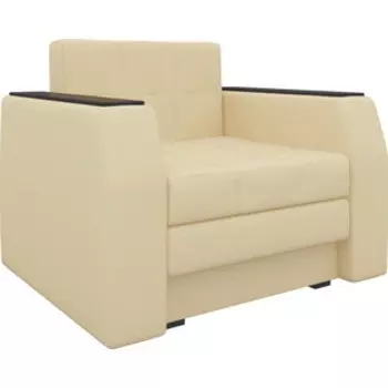 Кресло-кровать Мебелико Атлант эко-кожа бежевый
