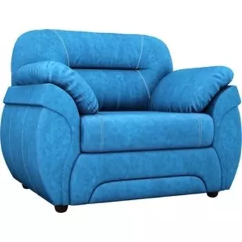 Кресло Лига Диванов Бруклин велюр голубой