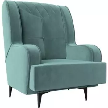 Кресло Лига Диванов Неаполь велюр бирюзовый (111951)