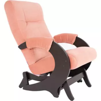 Кресло-маятник Мебелик Эталон шпон Ткань MAXX305, каркас венге