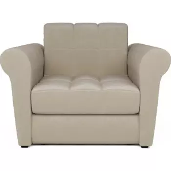 Кресло Mebel Ars Гранд бархат бежевый / STAR VELVET 6 LIGHT BEIGE ППУ кровать