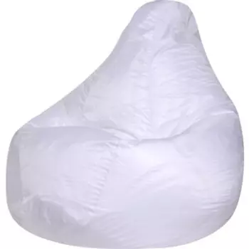 Кресло-мешок Bean-bag Груша белое оксфорд XL