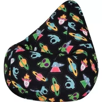Кресло-мешок DreamBag Груша Aliens XL 125х85
