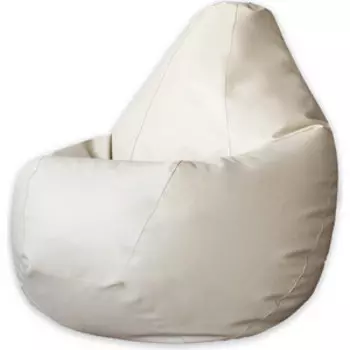 Кресло-мешок DreamBag Кремовая экокожа 3XL 150x110