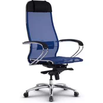 Кресло Метта Samurai S-1.04 MPES Синий/Черный/Синий