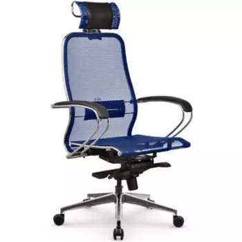 Кресло Метта Samurai S-2.041 MPES Синий/Черный/Синий