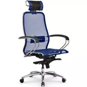 Кресло Метта Samurai S-2.04 MPES Синий/Черный/Синий