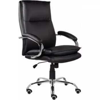 Кресло офисное Brabix Premium Cuba Ex-542, экокожа, черное (532549)