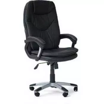 Кресло офисное TetChair COMFORT 36-6 черный / кожзам