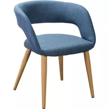 Кресло R-home Walter Сканди блюарт/натурал