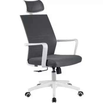 Кресло Riva Chair RCH A819 белый пластик/серая сетка