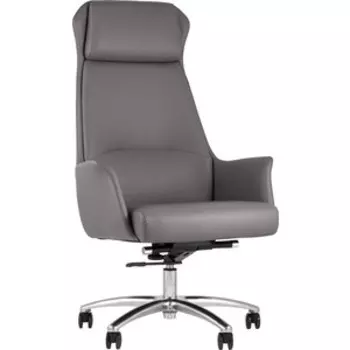 Кресло руководителя TopChairs Viking серое A025 DL001-22