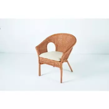 Кресло с подушкой Vinotti 02/08B коньяк