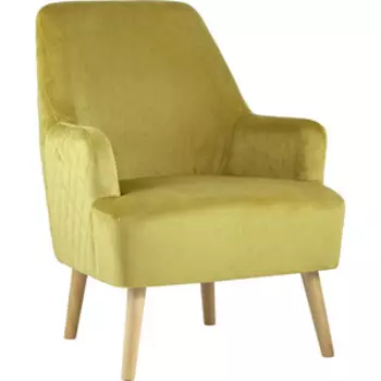 Кресло Stool Group Хантер велюр горчичный