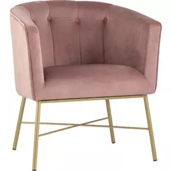 Кресло Stool Group Шале велюр розовый