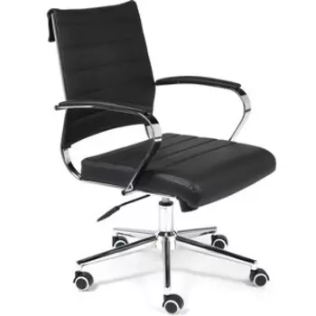 Кресло TetChair City-Low кожзам черный