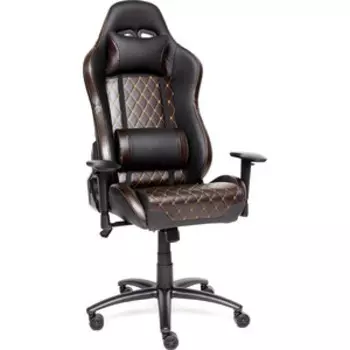 Кресло TetChair iChess кож/зам, черный/коричневый