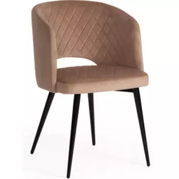 Кресло TetChair Wind (mod. 717) ткань/металл бежевый barkhat 5/черный