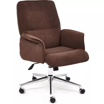 Кресло TetChair York флок коричневый 6