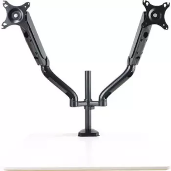Кронштейн для мониторов Buro M8 черный 17''-27'' макс.9кг крепление к столешнице поворот и наклон