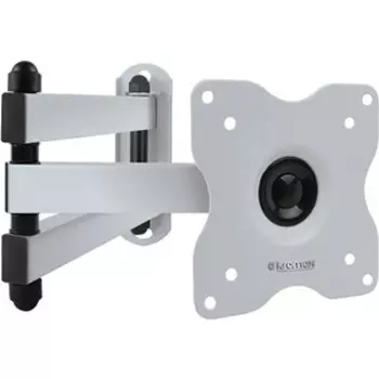 Кронштейн для телевизора Kromax DIX-15W белый 15''-28'' макс.30кг настенный поворот и наклон