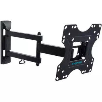 Кронштейн для телевизора Kromax OPTIMA-214 черный 20''-43'' макс.30кг настенный поворотно-выдвижной и наклонный