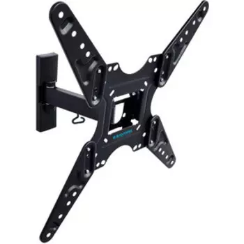 Кронштейн для телевизора Kromax OPTIMA-413 серый 20''-55'' макс.30кг настенный поворотно-выдвижной и наклонный