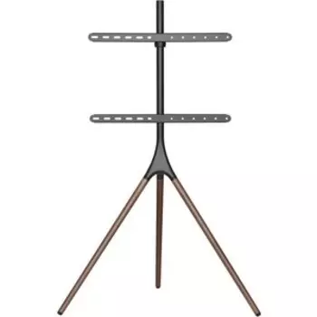 Кронштейн-подставка для телевизора Cactus CS-ST1246BKWN черный/орех 45''-65'' макс.32кг напольный