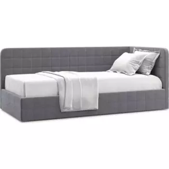 Кровать Агат Tichina 90 Velutto 32 правая