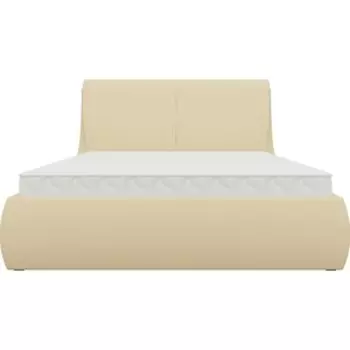 Кровать АртМебель Принцесса эко-кожа бежевый