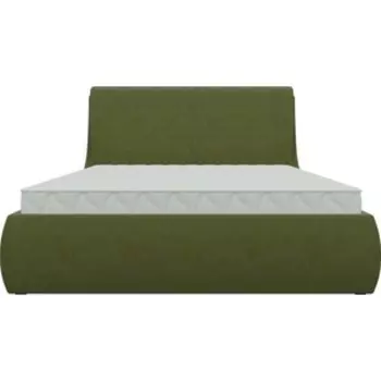 Кровать АртМебель Принцесса микровельвет зеленый