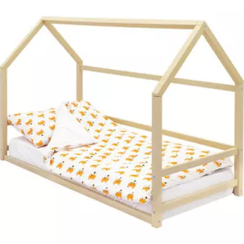 Кровать Бельмарко Монтессори Svogen бежевый домик