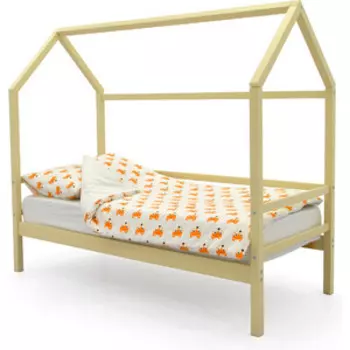 Кровать Бельмарко Svogen бежевый домик