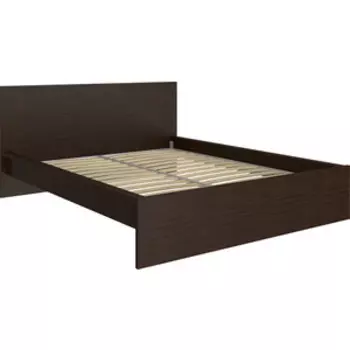 Кровать Compass Анастасия АН-22К (с ламелью) венге луизиана 200x160 без накладки МДФ