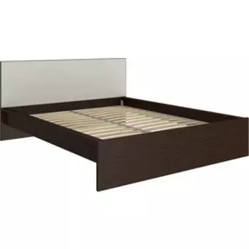 Кровать Compass Анастасия АН-22К (с ламелью) венге луизиана/мисандея стоун 200x160