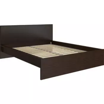 Кровать Compass Анастасия АН-22К (с ламелью) венге луизиана/венге 200x160