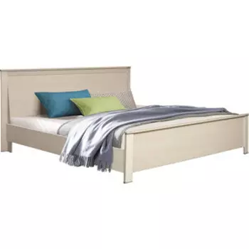 Кровать двойная Олимп 06.240 Стелла вудлайн кремовый/вудлайн кремовый/профиль: Masa Decor аруша венге