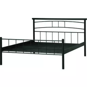 Кровать двойная ОЛМЕКО 42.25 Токио (металл: черный) (ML876879426)
