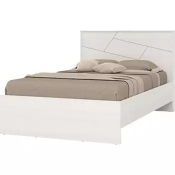 Кровать Гранд Кволити 4-1834 1200 (АДЕЛИНА) с встроенным основанием / Рамух белый (ML876879571)
