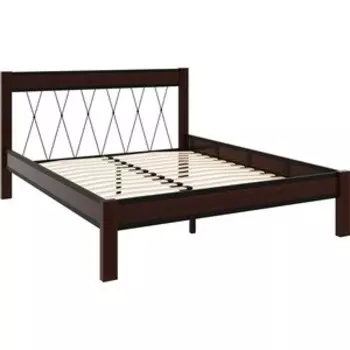 Кровать ГЗМИ Кантри Чёрный/шоколад (101875)