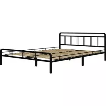 Кровать ГЗМИ Леон черный 140x200