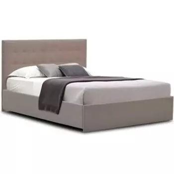 Кровать Ладья Кенно 140х200 розовый, велюр Velutto 37